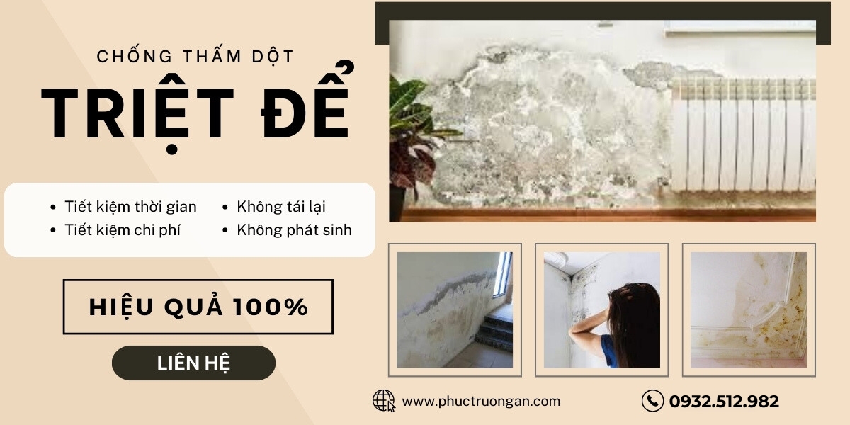 chống thấm dột hiệu quả triệt để - phúc trường an