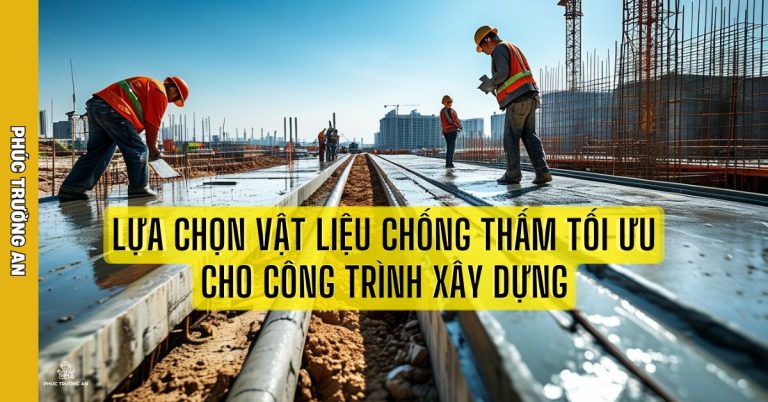 lựa chọn vật liệu chống thấm - phúc trường an