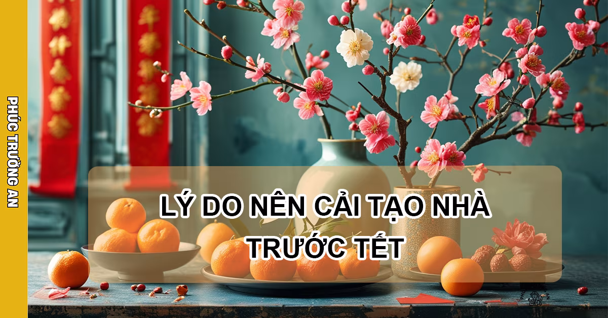 Lý Do Nên Cải Tạo Nhà Trước Tết