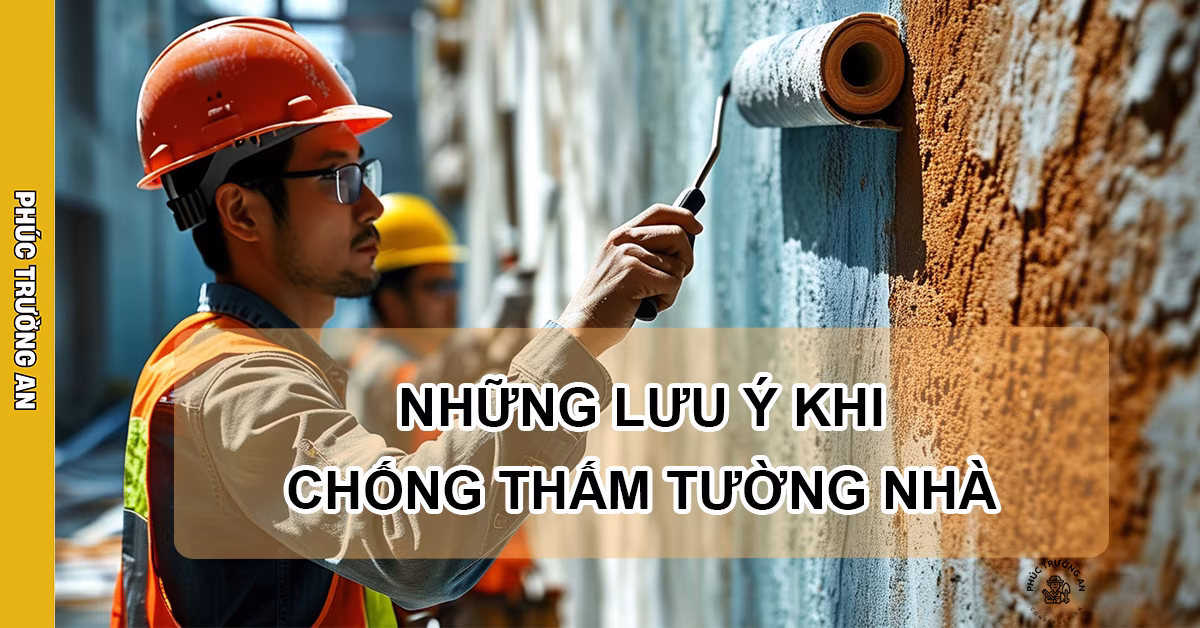 Những Lưu Ý Khi Chống Thấm Tường Nhà – Những Điều Cần Lưu Ý