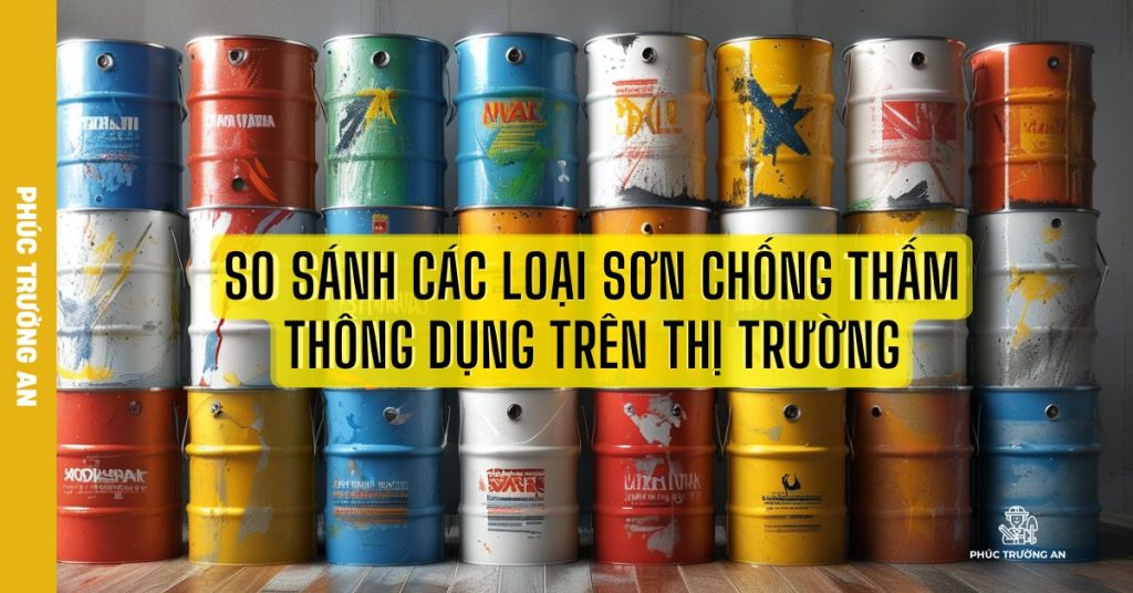 So Sánh Các Loại Sơn Chống Thấm Thông Dụng Trên Thị Trường