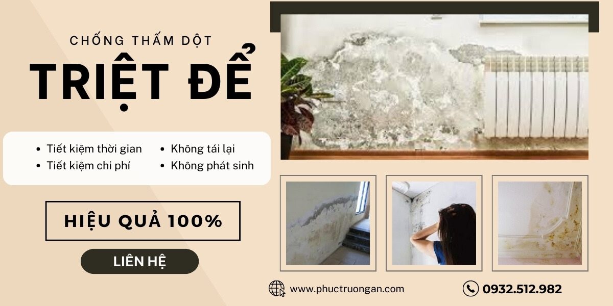 chống thấm dột hiệu quả triệt để - phúc trường an